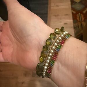 Chili Rose gem stone bracelet